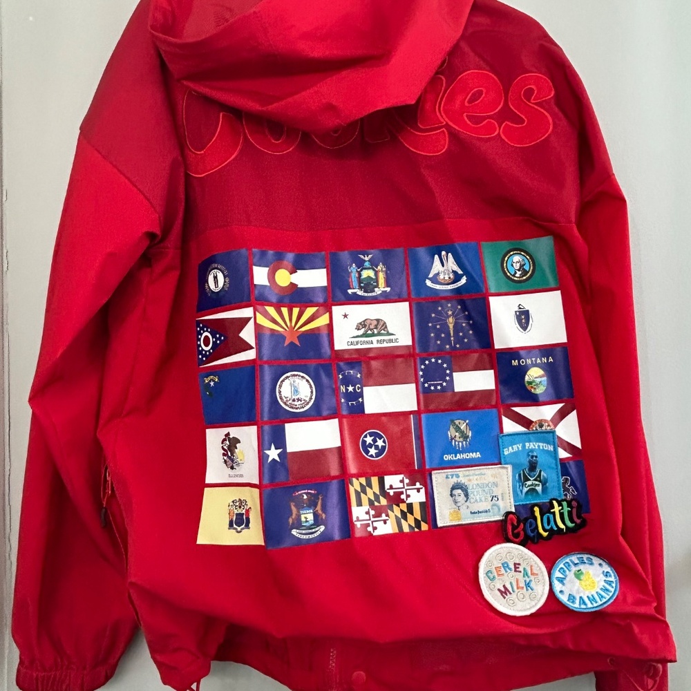 New with Tags Cookies Award Tour red Hooded Jacket Size Medium - Picture 2 of 9